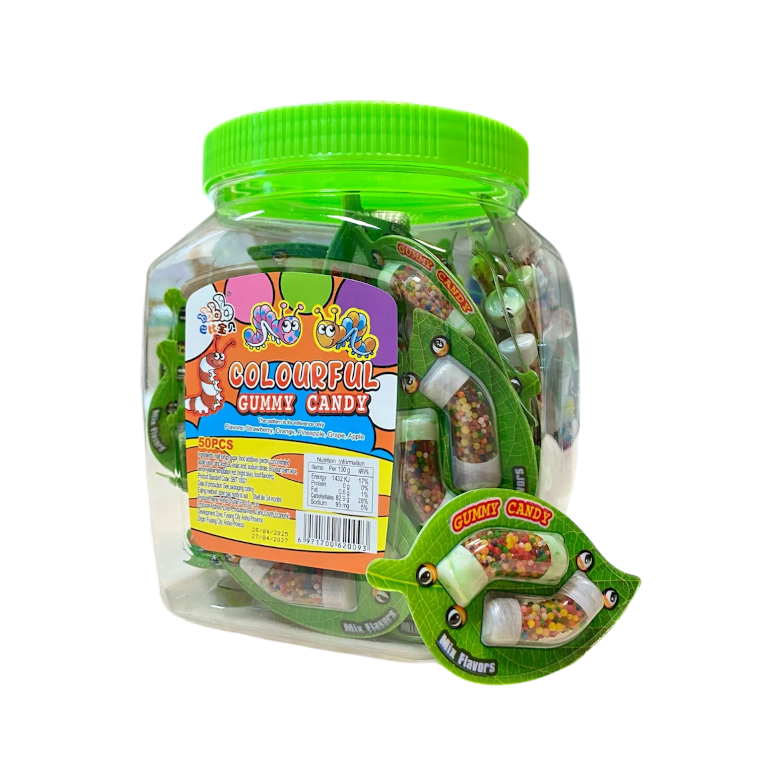 Soft Candy Caterpillar Jelly