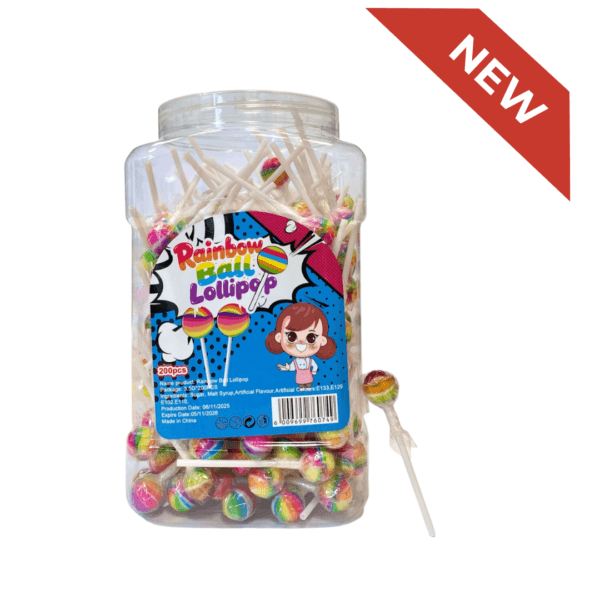 Mini Rainbow Lollipop