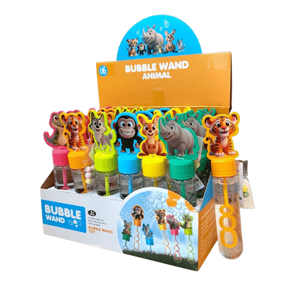 Bubble Wand Animals Toy with Candy